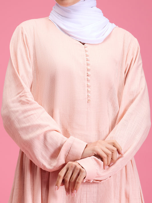 Peachy muse linen co-ord set