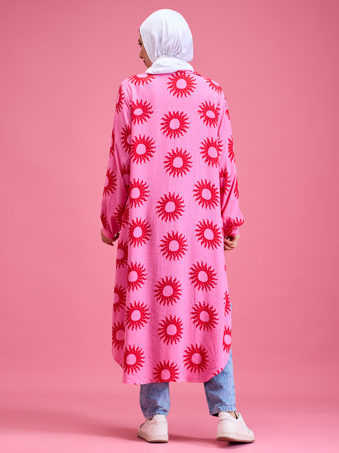 Aria linen Longline Shirt
