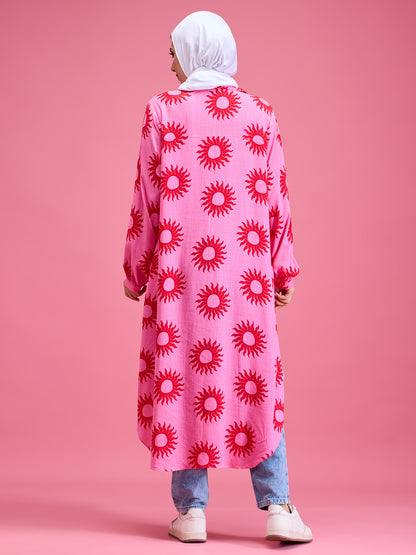 Aria linen Longline Shirt
