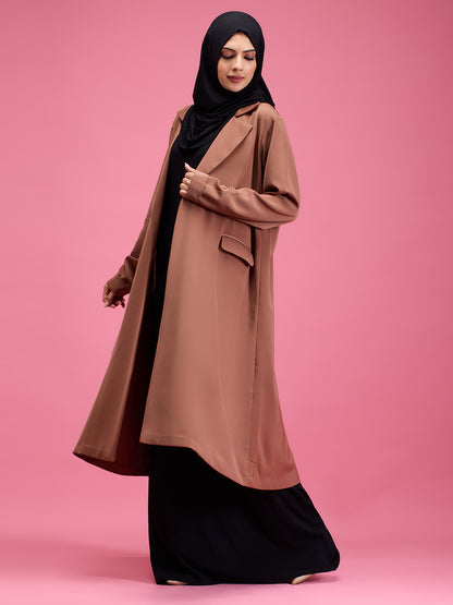 Fay open blazer - taupe