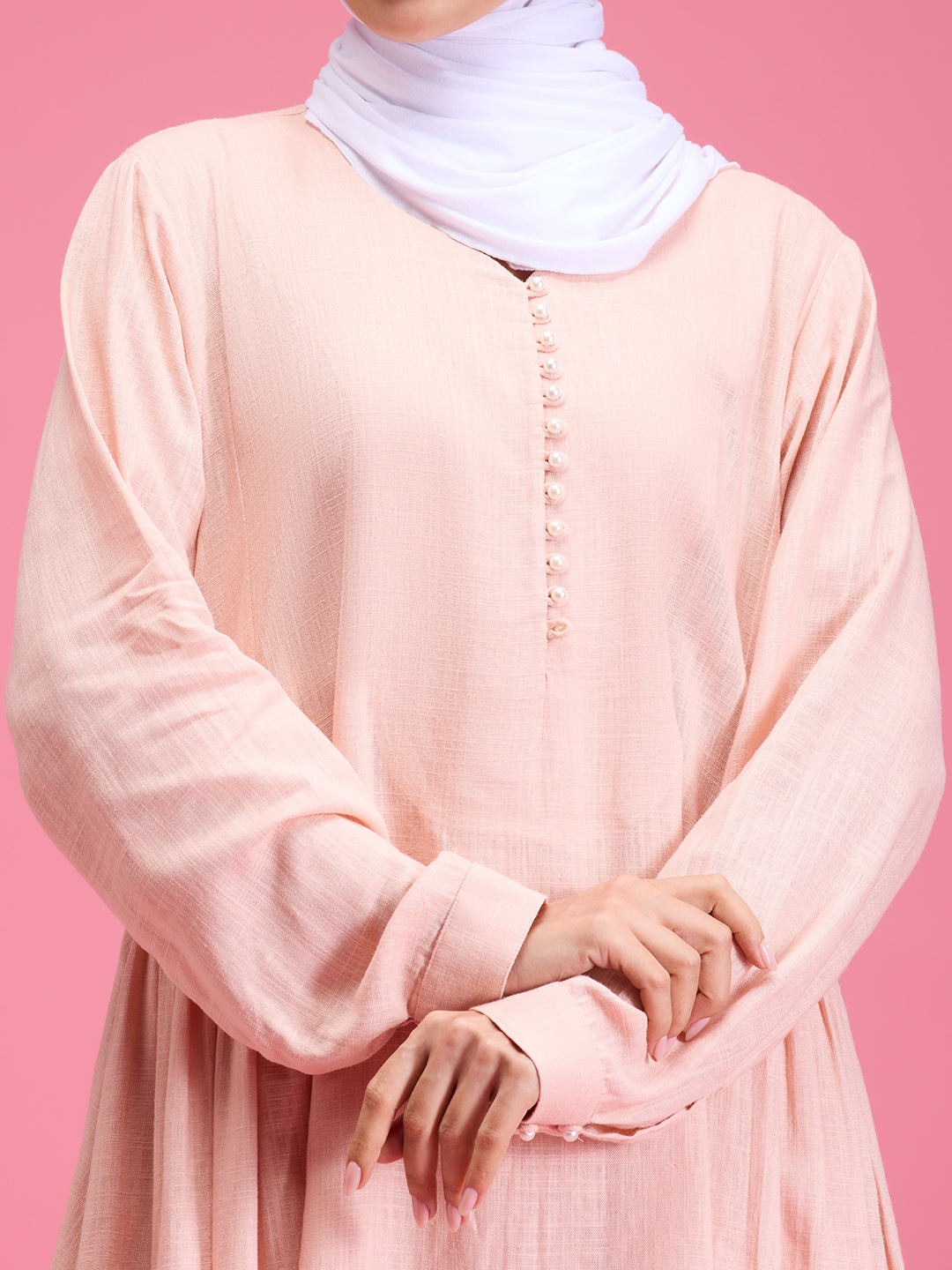 Peachy muse linen co-ord set