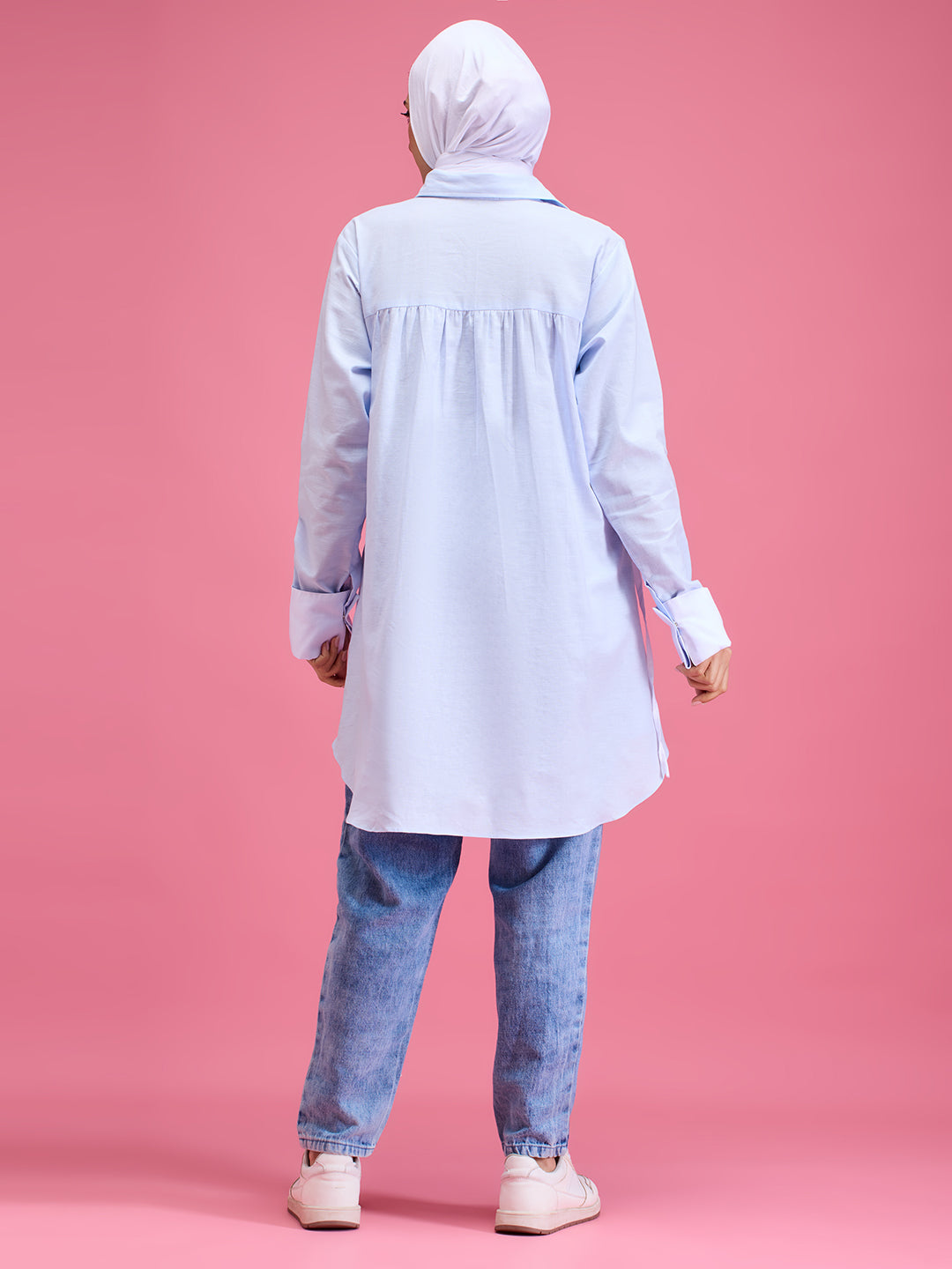 Zoey linen shirt dress