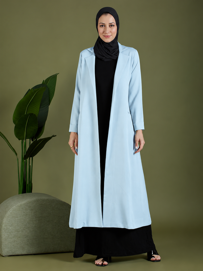 Fay open blazer - baby blue