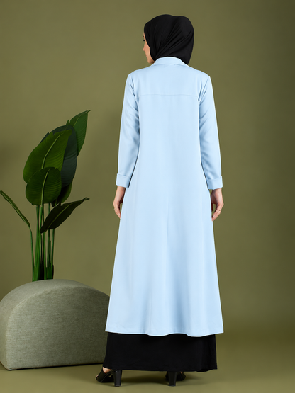 Fay open blazer - baby blue