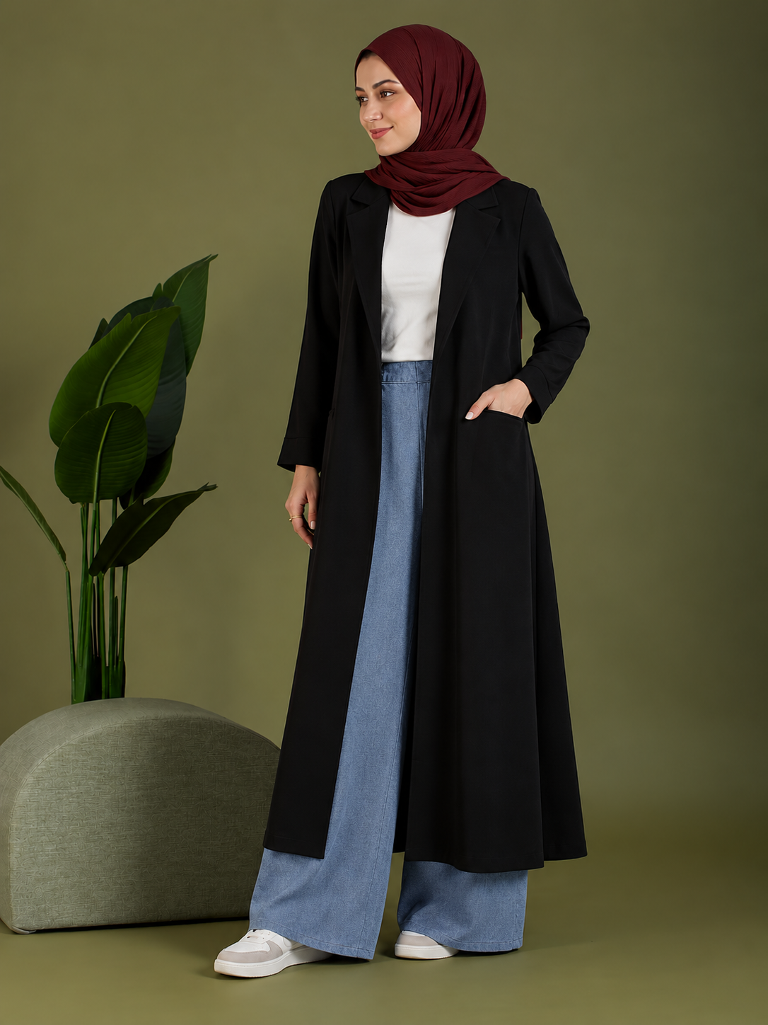 Fay open blazer - black