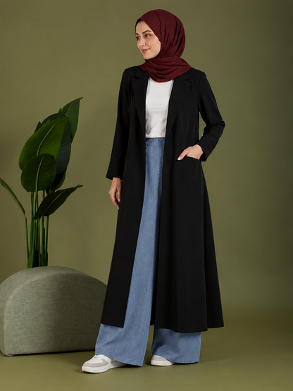 Fay open blazer - black