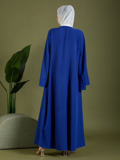 Abeer abaya - indigo blue