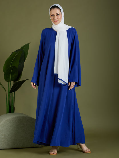 Abeer abaya - indigo blue