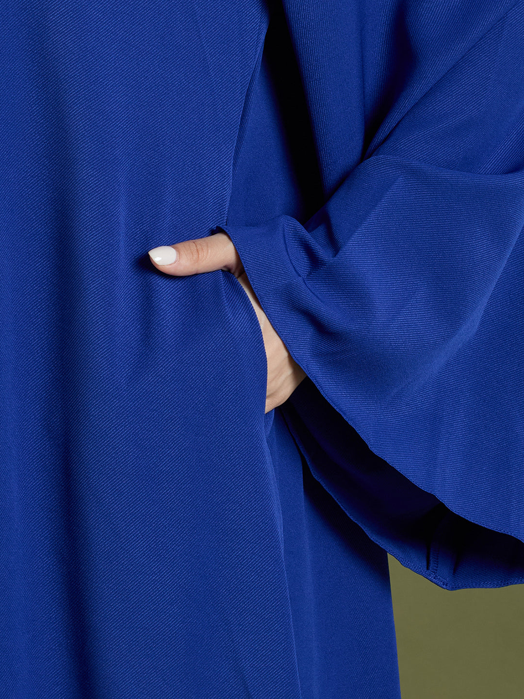 Abeer abaya - indigo blue