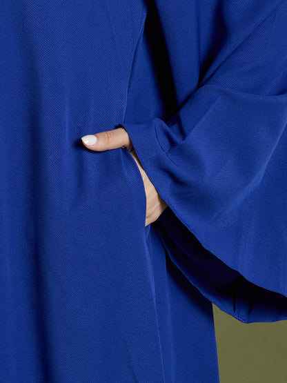 Abeer abaya - indigo blue