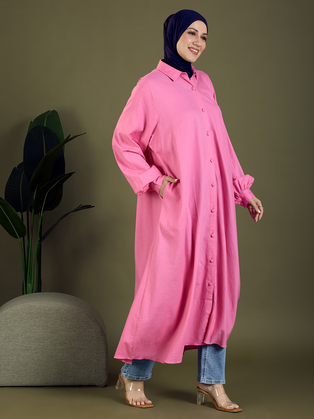Pink pop flow shirt
