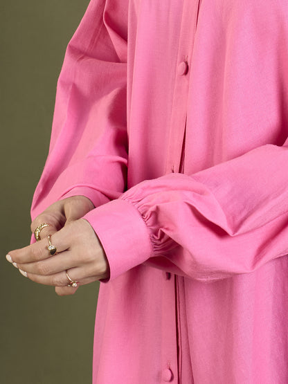 Pink pop flow shirt