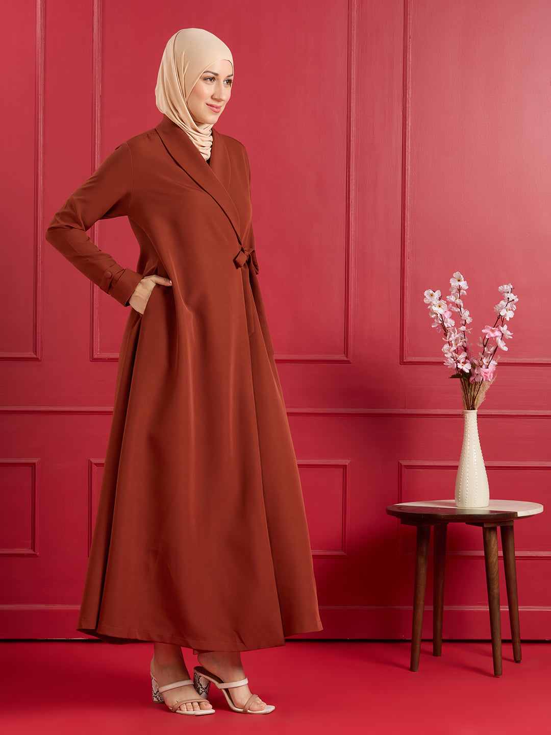 Ameera Angarkha Blazer - rust