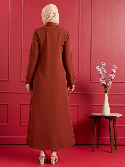 Ameera Angarkha Blazer - rust