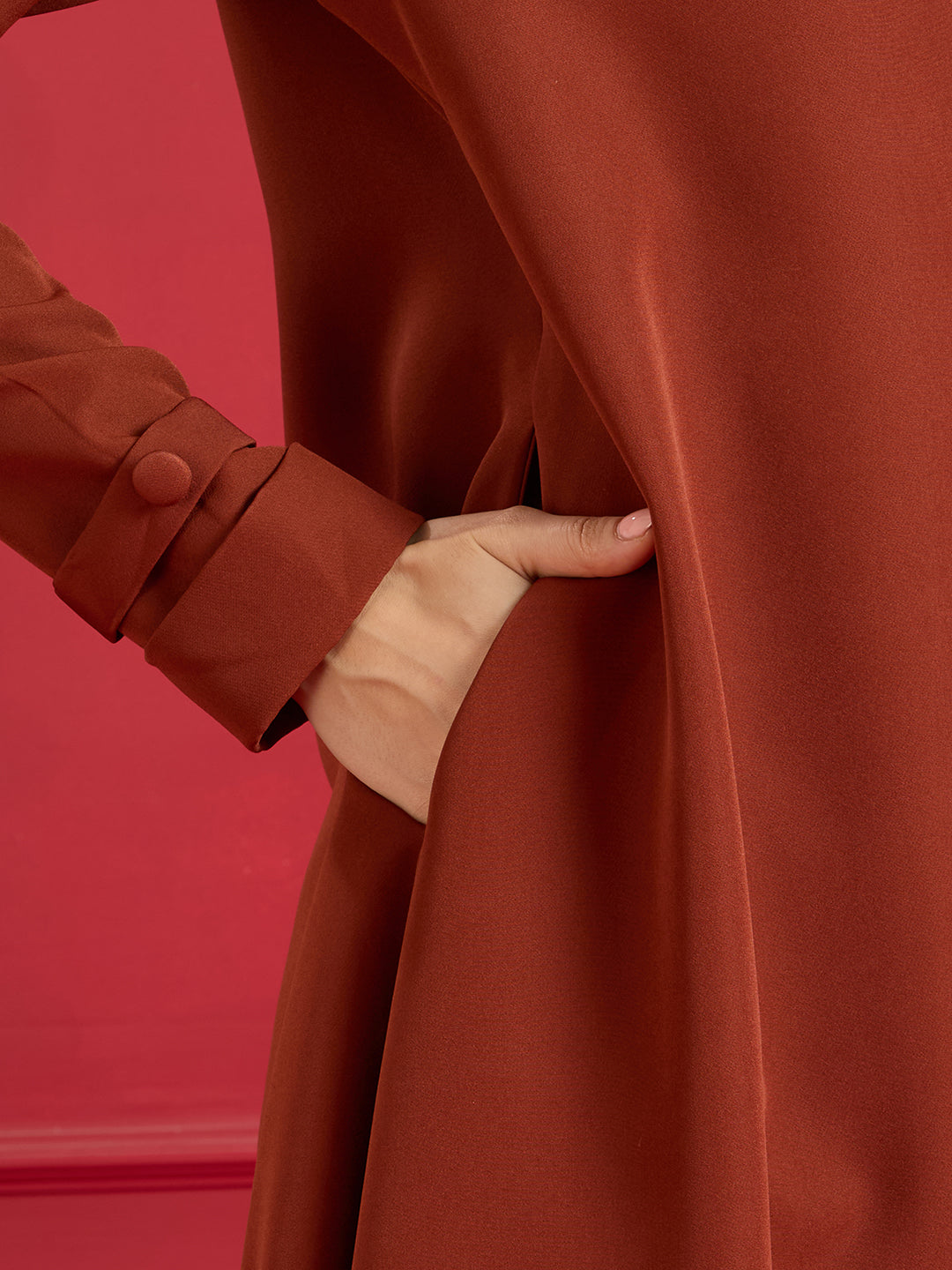 Ameera Angarkha Blazer - rust