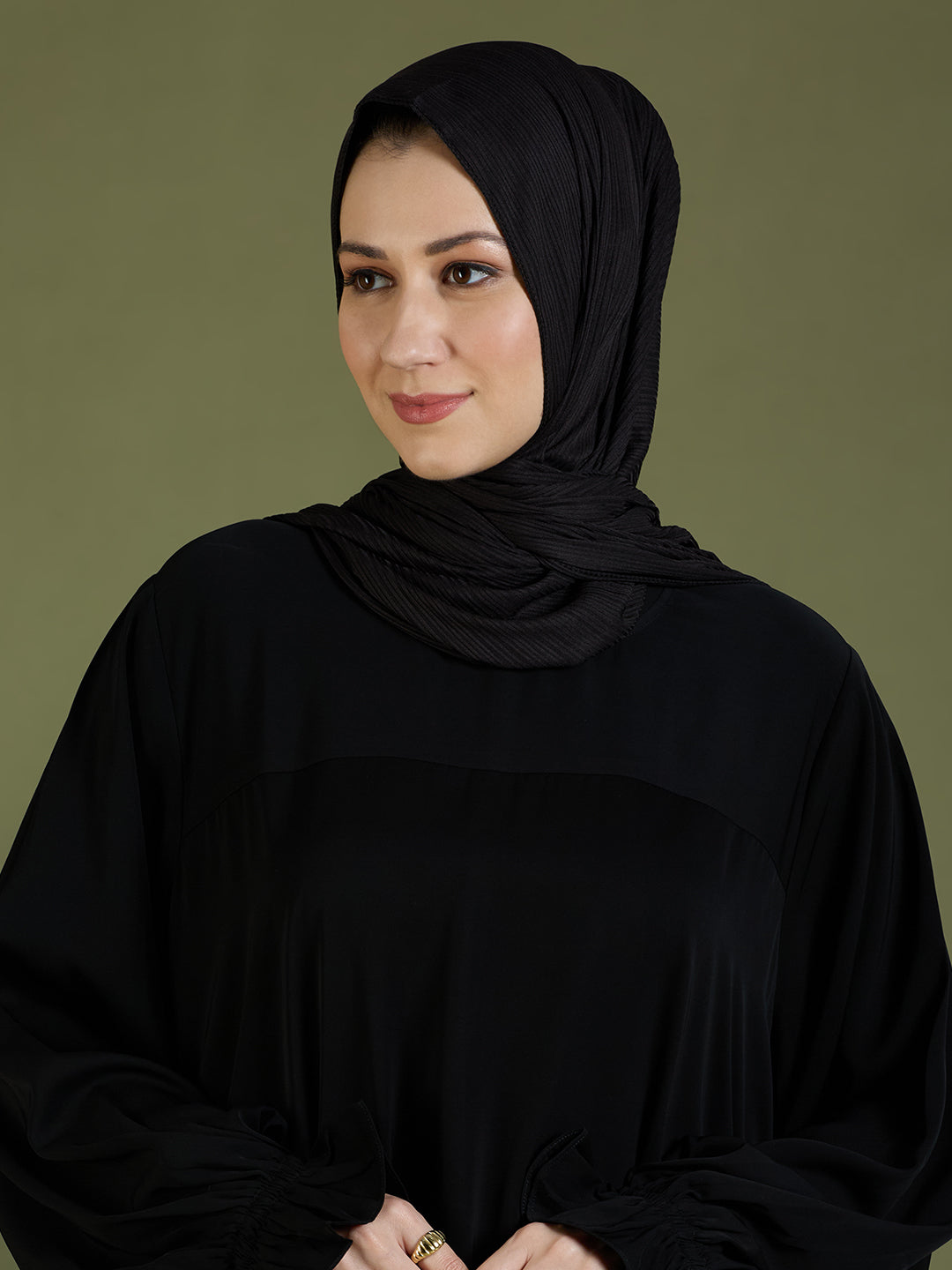 Selena ruffle abaya