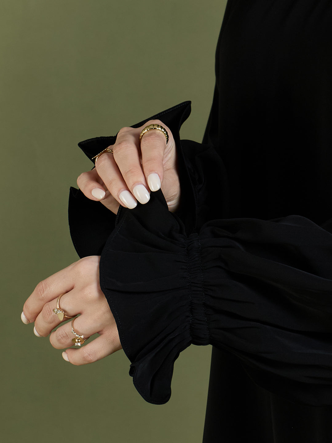 Selena ruffle abaya