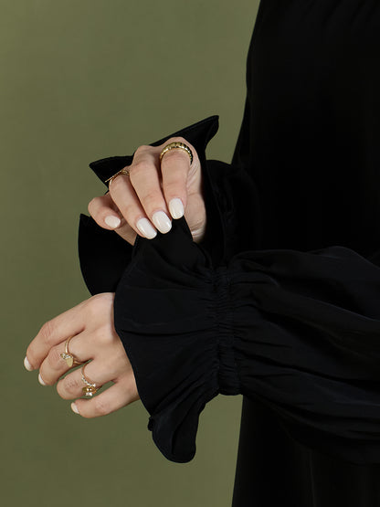 Selena ruffle abaya